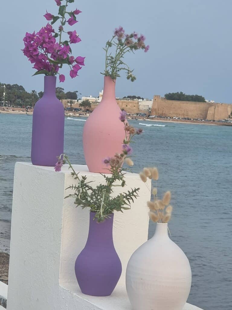Handmade terracotta garden pot