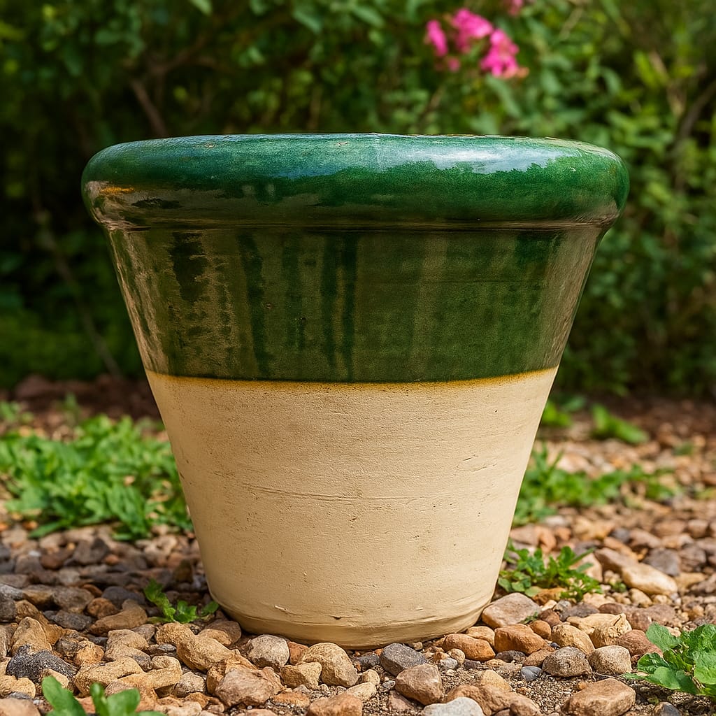Handmade Tunisian terracotta jars and planters